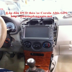 Lắp DVD Highsky theo xe Corola Altis có GPS + camera